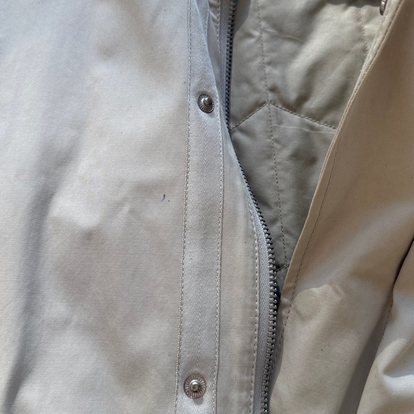 Theory men’s Tan Trench Raincoat XL - Picture 7 of 8